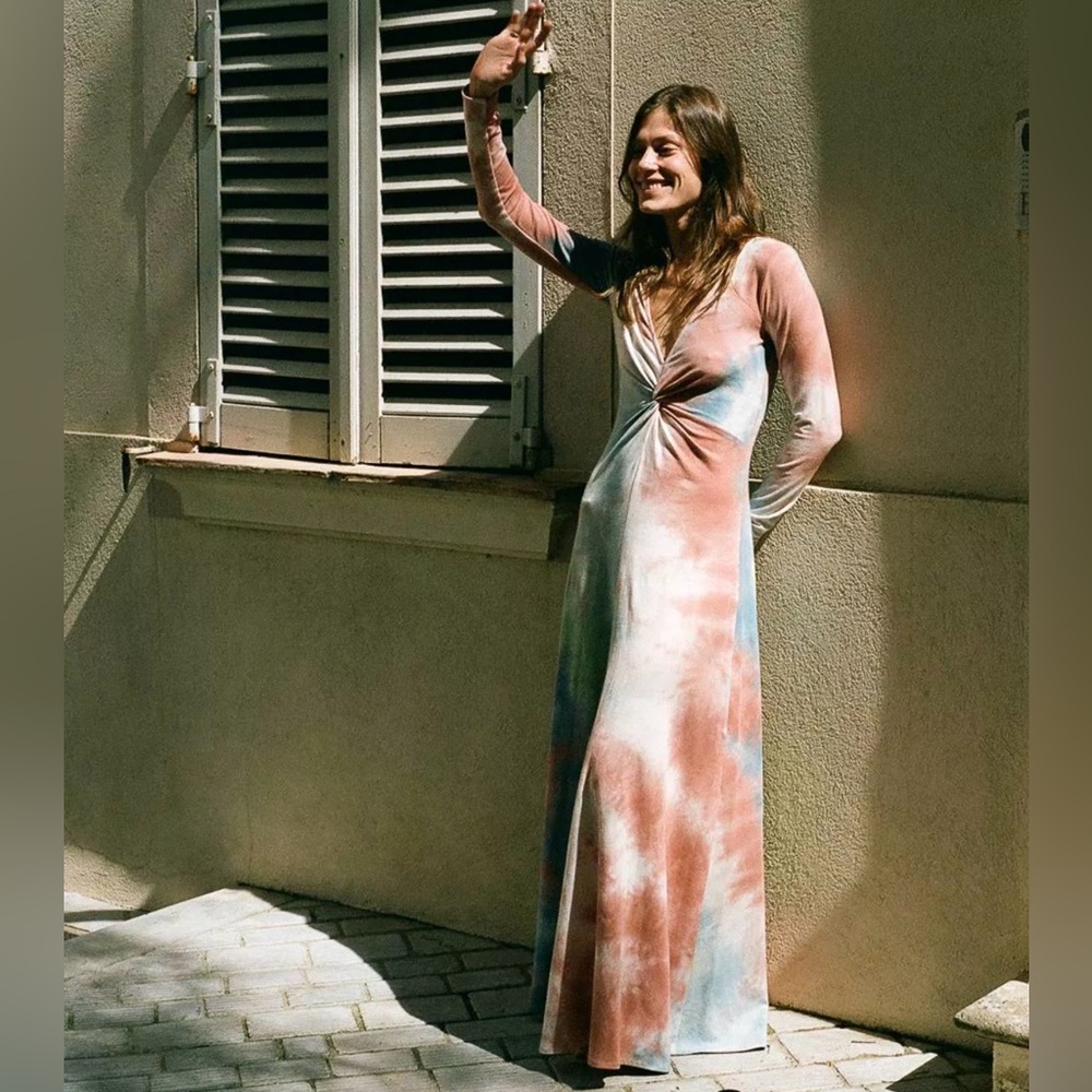 Le Petit Trou tye dye dress NWT